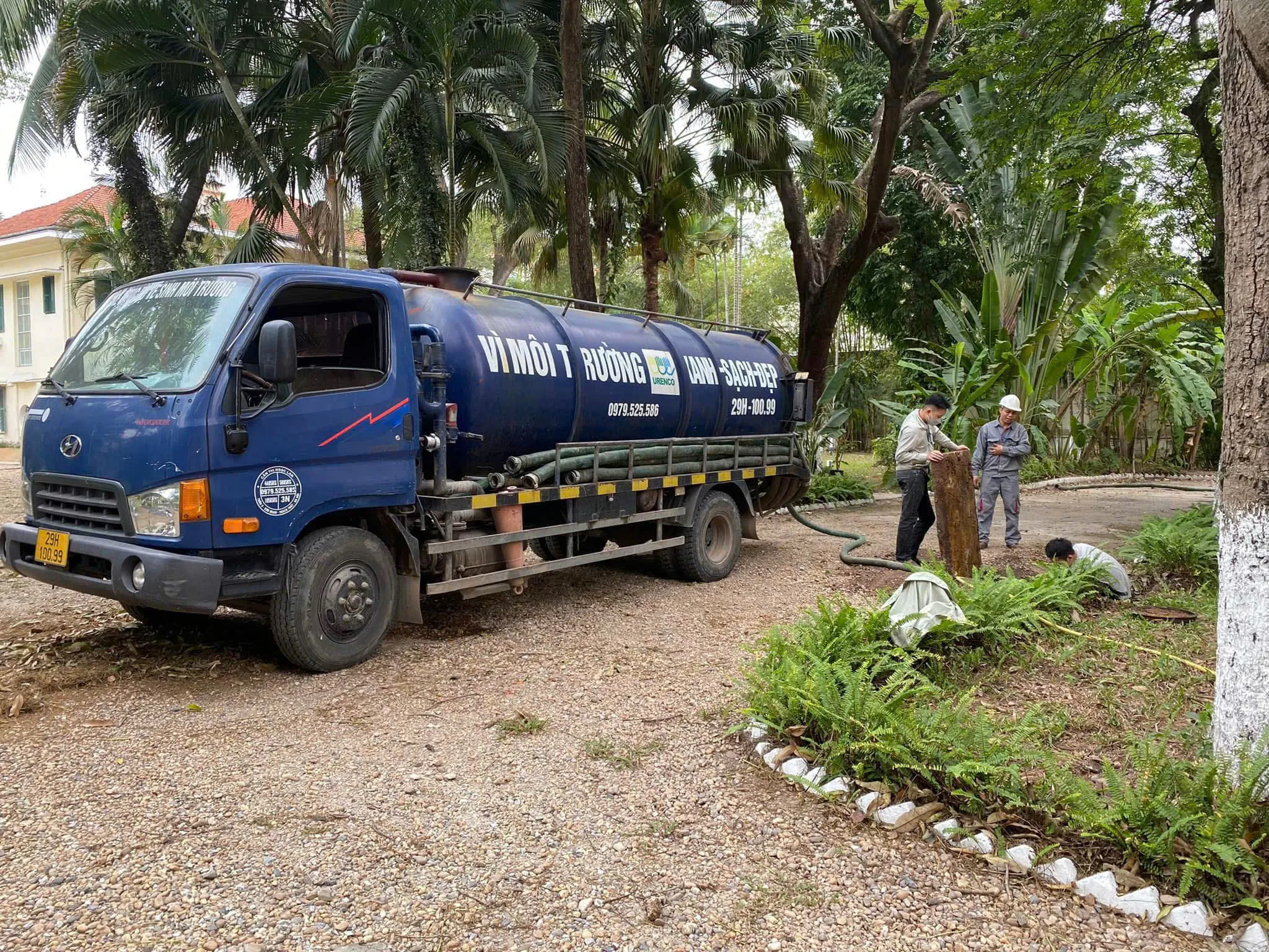 Quy trình hút hầm cầu chuyên nghiệp tại Bến Cát